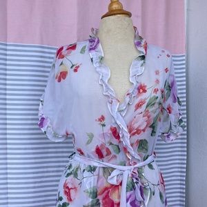 In Bloom Feminine Robe Floral Size M